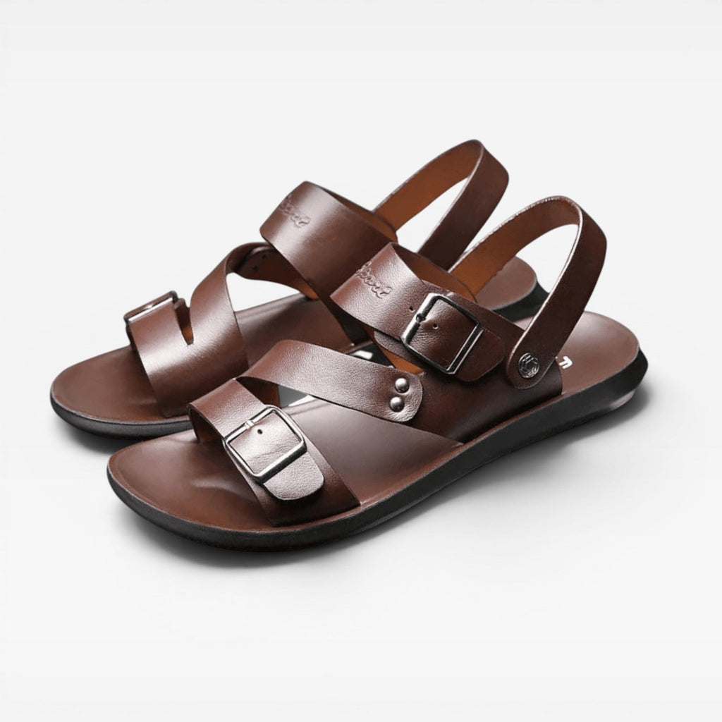 Ethan | Men's Adjustable Leather Sandals Classic Summer Comfort