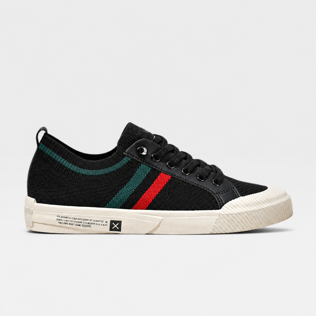 Corwin | Men's Knit Lace-Up Trainers - Casual Everyday Sneakers