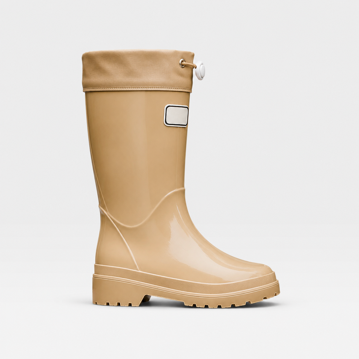 Bronwen | Women's Tall Waterproof Rain Boots - Adjustable Rubber Wellies