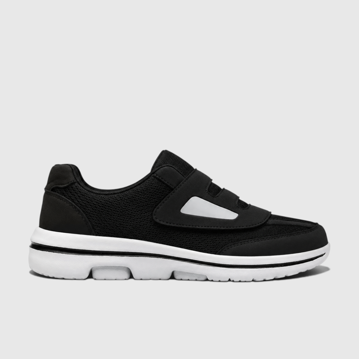 Corin | Unisex Adjustable Mesh Walking Shoes - Wide-Fit Lightweight Comfort Shoes