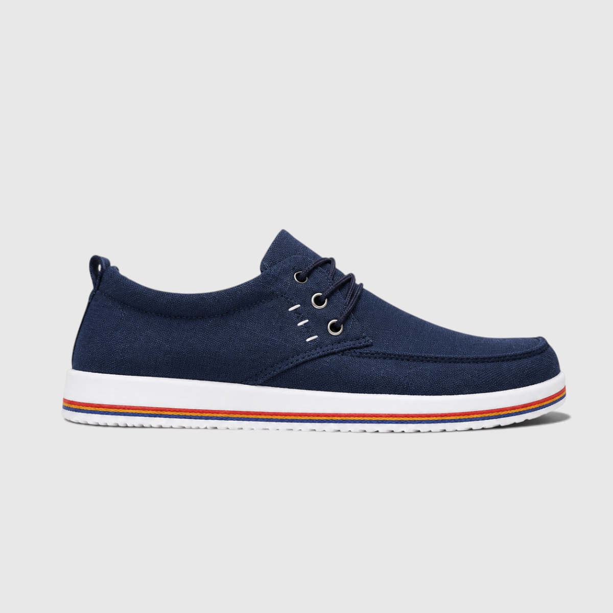Sidney | Men's Casual Trainers - Everyday Sneakers in Black, Grey and Blue