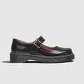 Prudence | Women's Vintage Buckle faux leather Mary Jane Heels - Chunky Platform Court Shoes