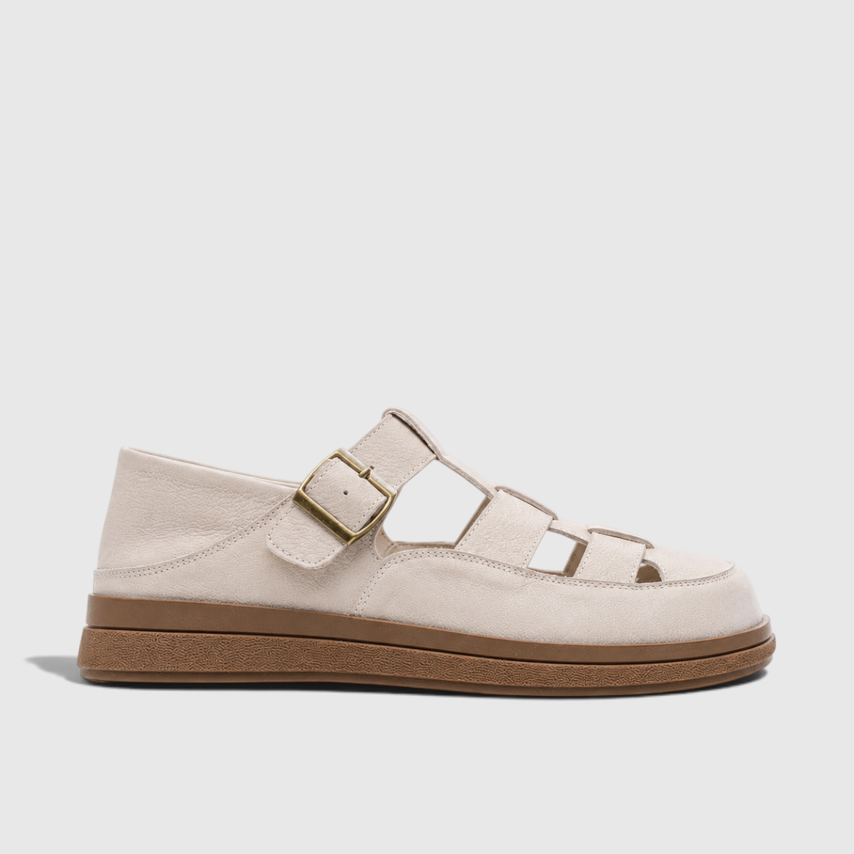 Hetty | Women's faux leather Platform Sandals - Round Toe Convertible Slide Sandals