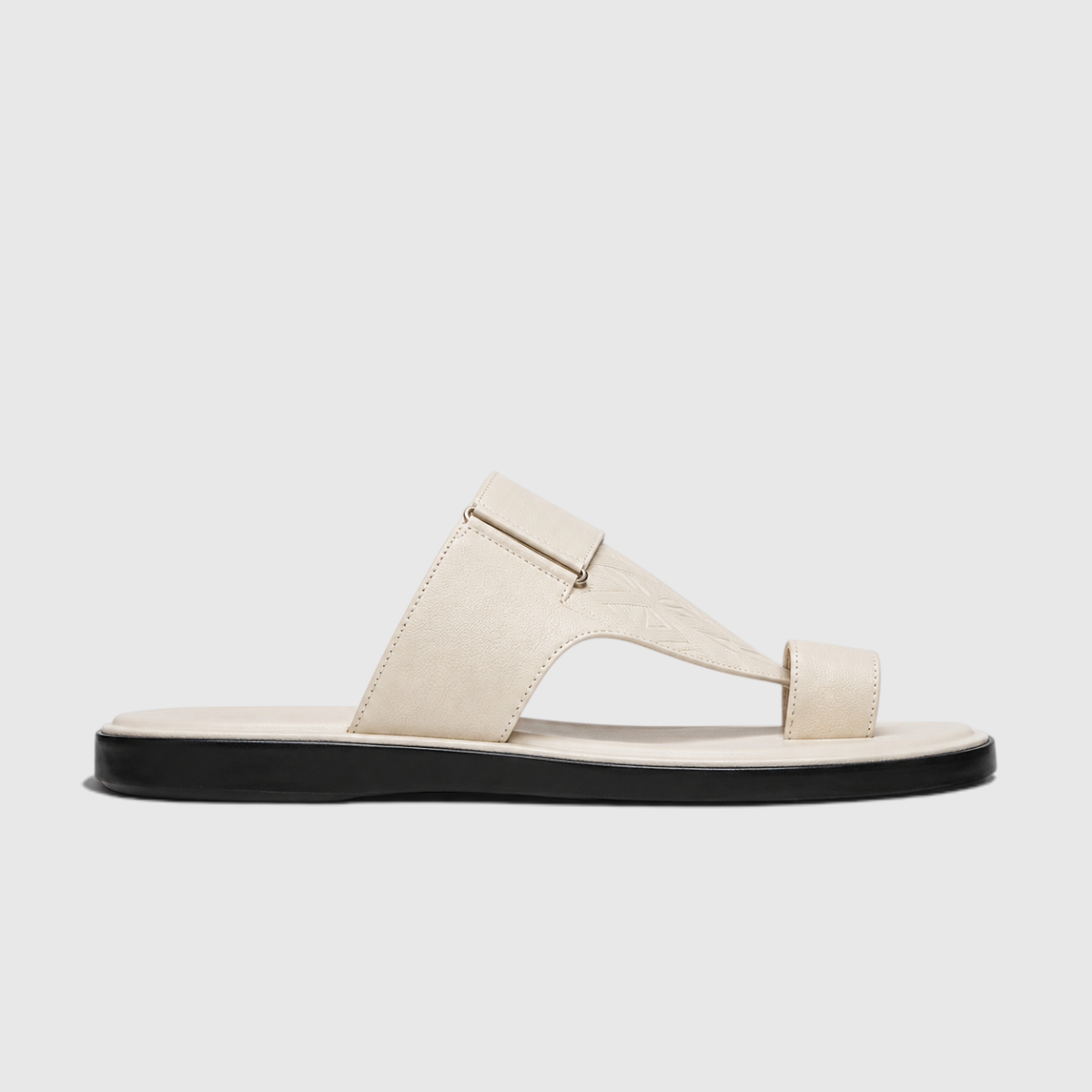 Osmund | Men's synthetic leather Toe-Loop Sandals - Structured Summer Sandals