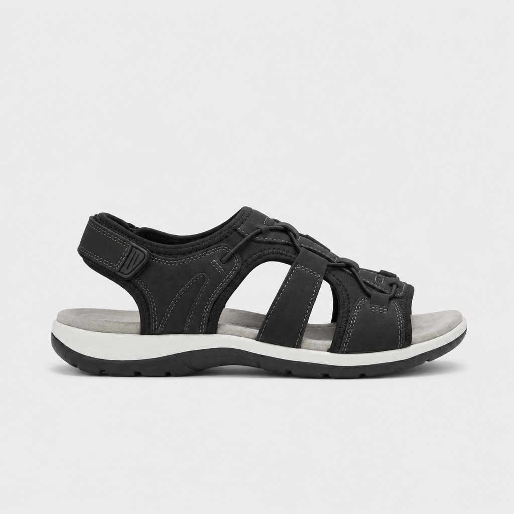 Bridget | Women's Adjustable Strap Walking Sandals - Cushioned Comfort Sandals
