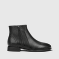 Reginald | Men's Zip-Up faux leather Boots - Smart Pointed-Toe Ankle Boots