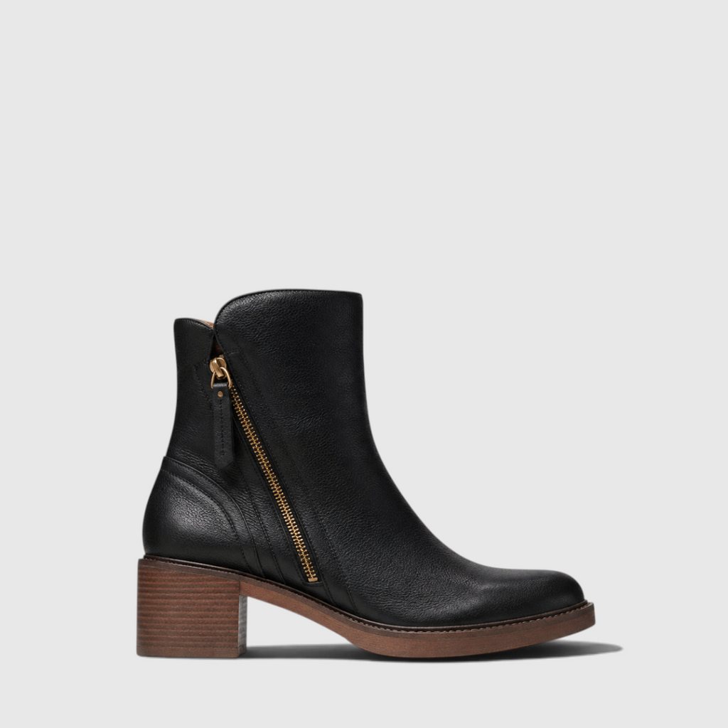 Miranda | Women's faux leather Ankle Boots - Side-Zip Smart Casual Boots