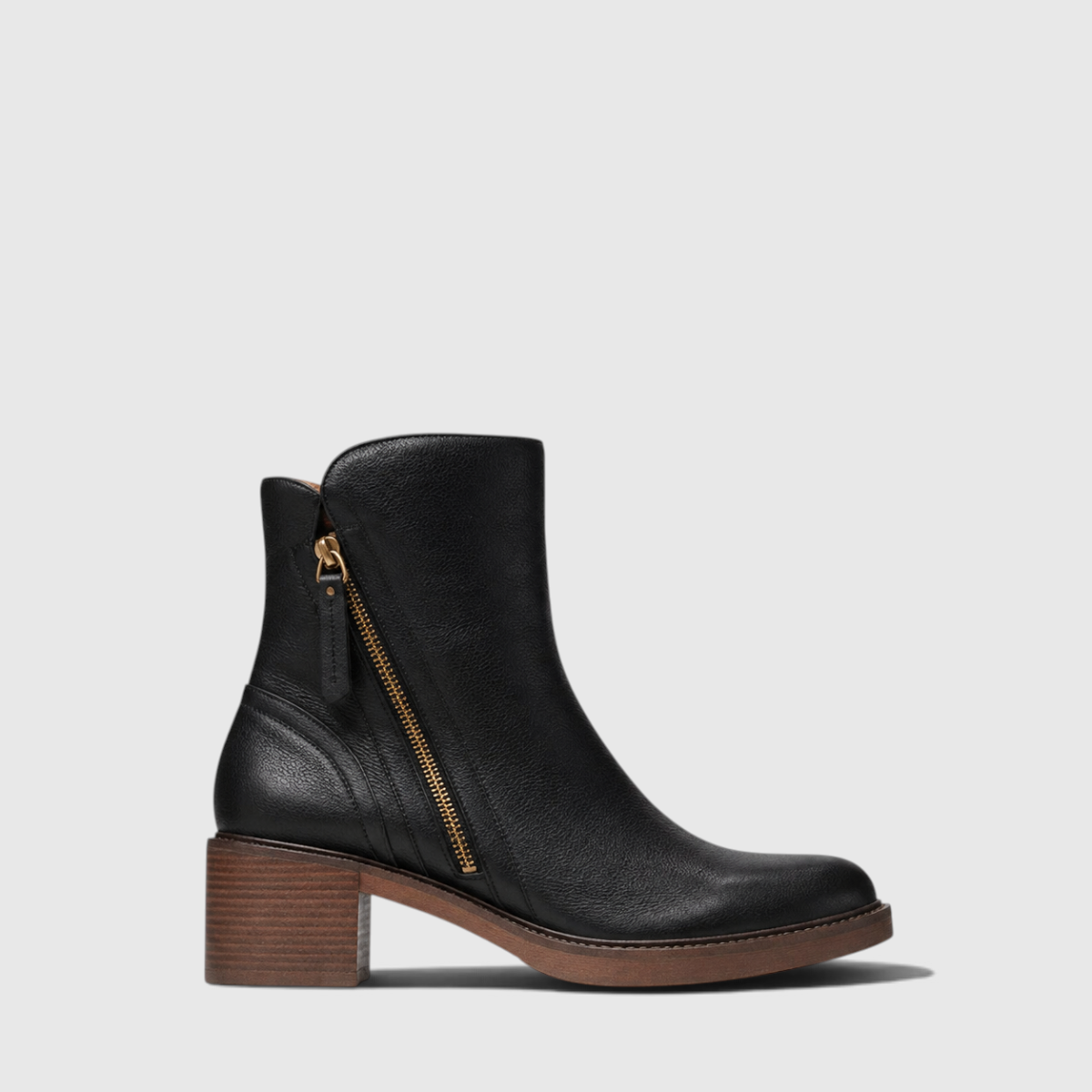 Miranda | Women's faux leather Ankle Boots - Side-Zip Smart Casual Boots