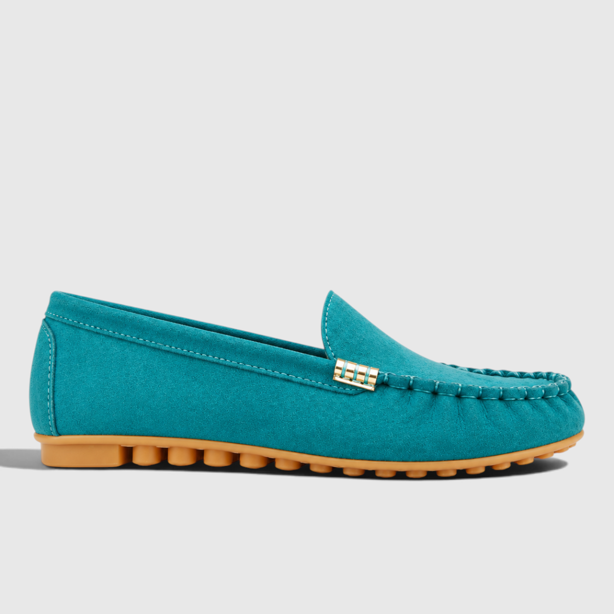 Freddie | Textile Loafers - Round-Toe Flat Slip-On Shoes