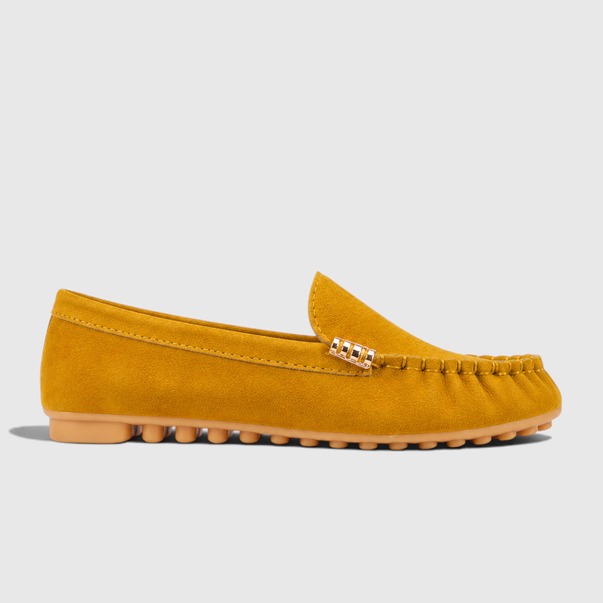 Freddie | Textile Loafers - Round-Toe Flat Slip-On Shoes