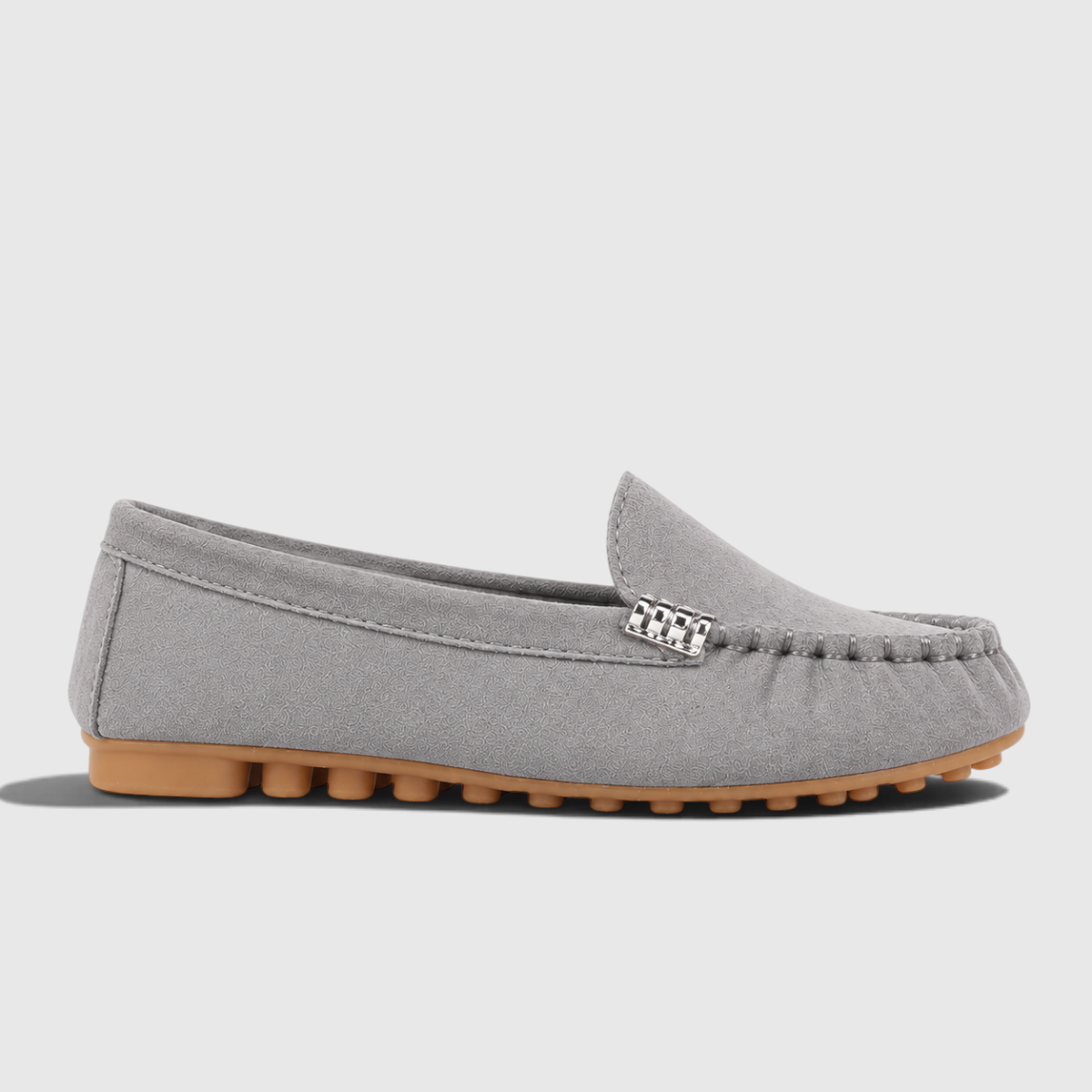 Freddie | Textile Loafers - Round-Toe Flat Slip-On Shoes