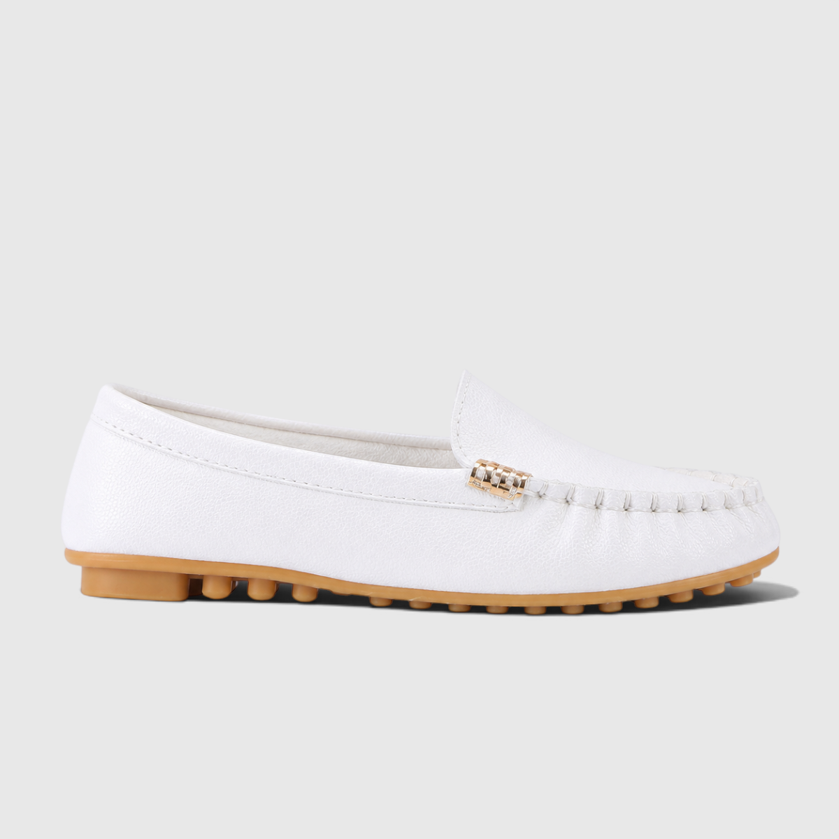 Freddie | Textile Loafers - Round-Toe Flat Slip-On Shoes
