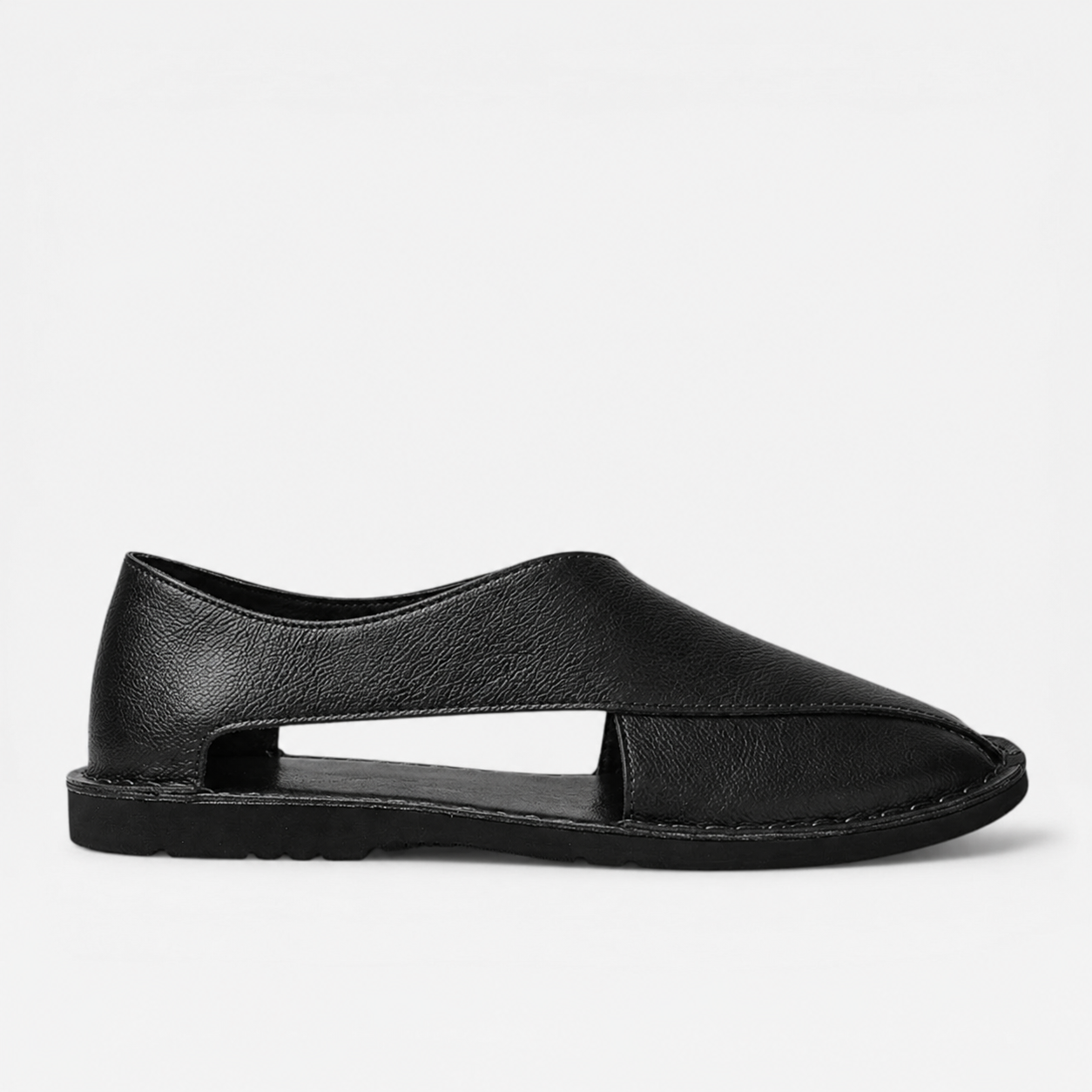Marcus | Men's Leather-Look Sandals - Smart-Casual Summer Shoes