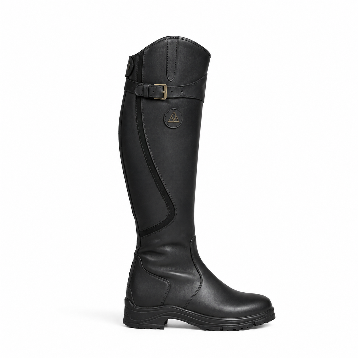 Elowen | Women's Leather-Look Riding Boots - Water-Resistant Outdoor Country Boots