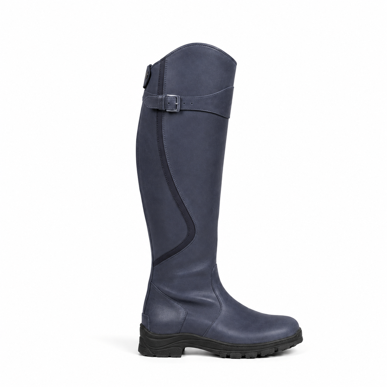 Elowen | Women's Leather-Look Riding Boots - Water-Resistant Outdoor Country Boots