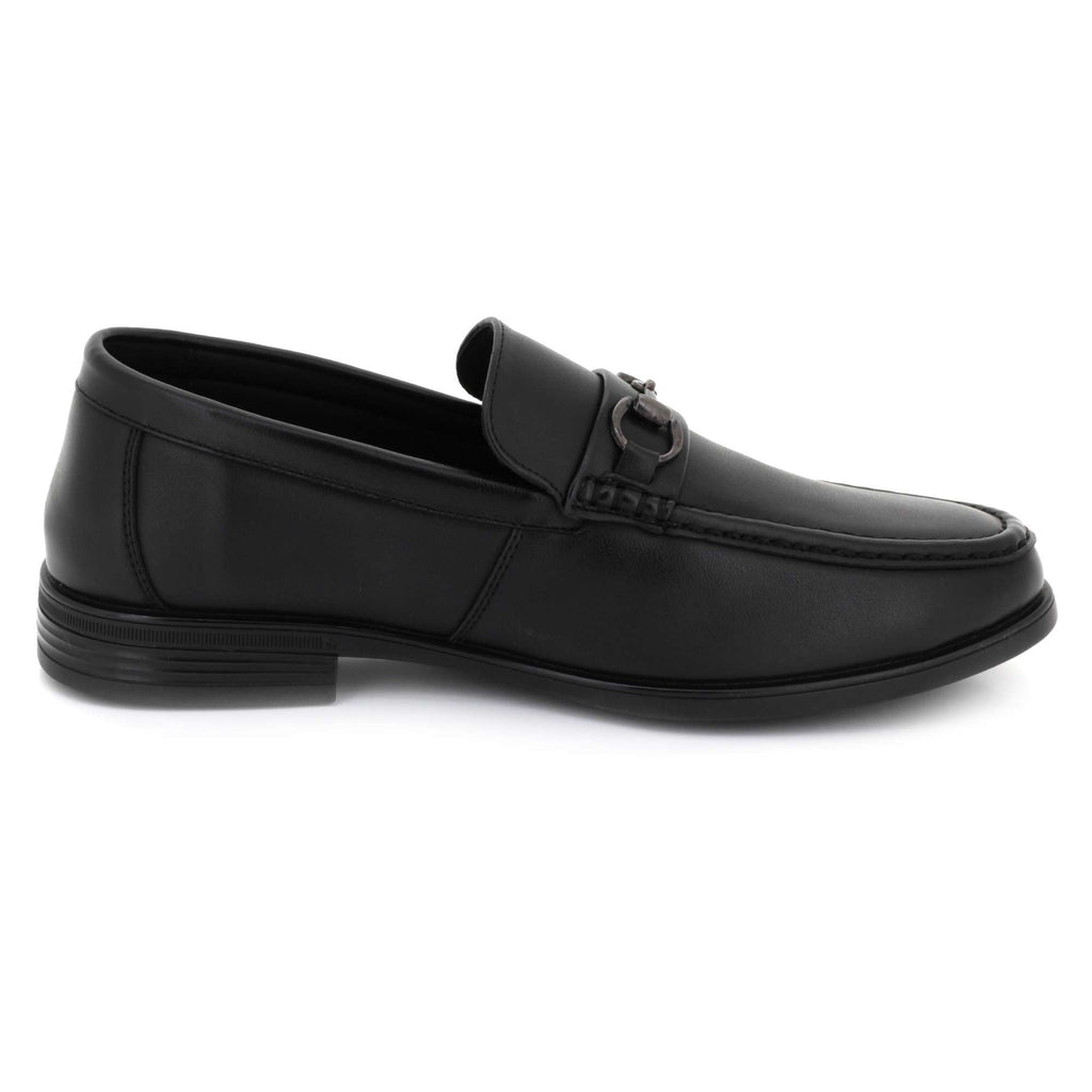 Winston | Men's Leather-Look Horsebit Loafers - Smart Casual Slip-On Shoes