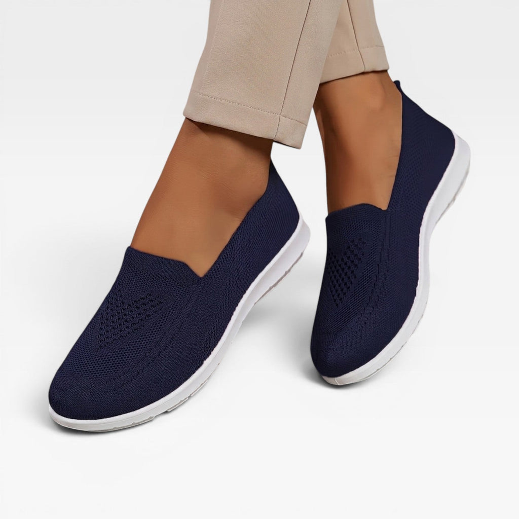 Women's Breathable Knit Slip-On Trainers
