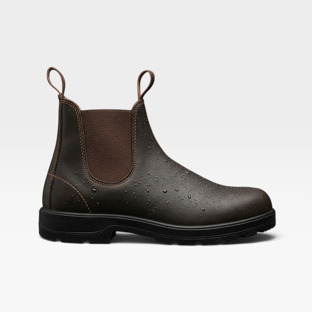 Jethro | Men's Leather-Look Chelsea Boots - Water-Resistant Slip-On Boots