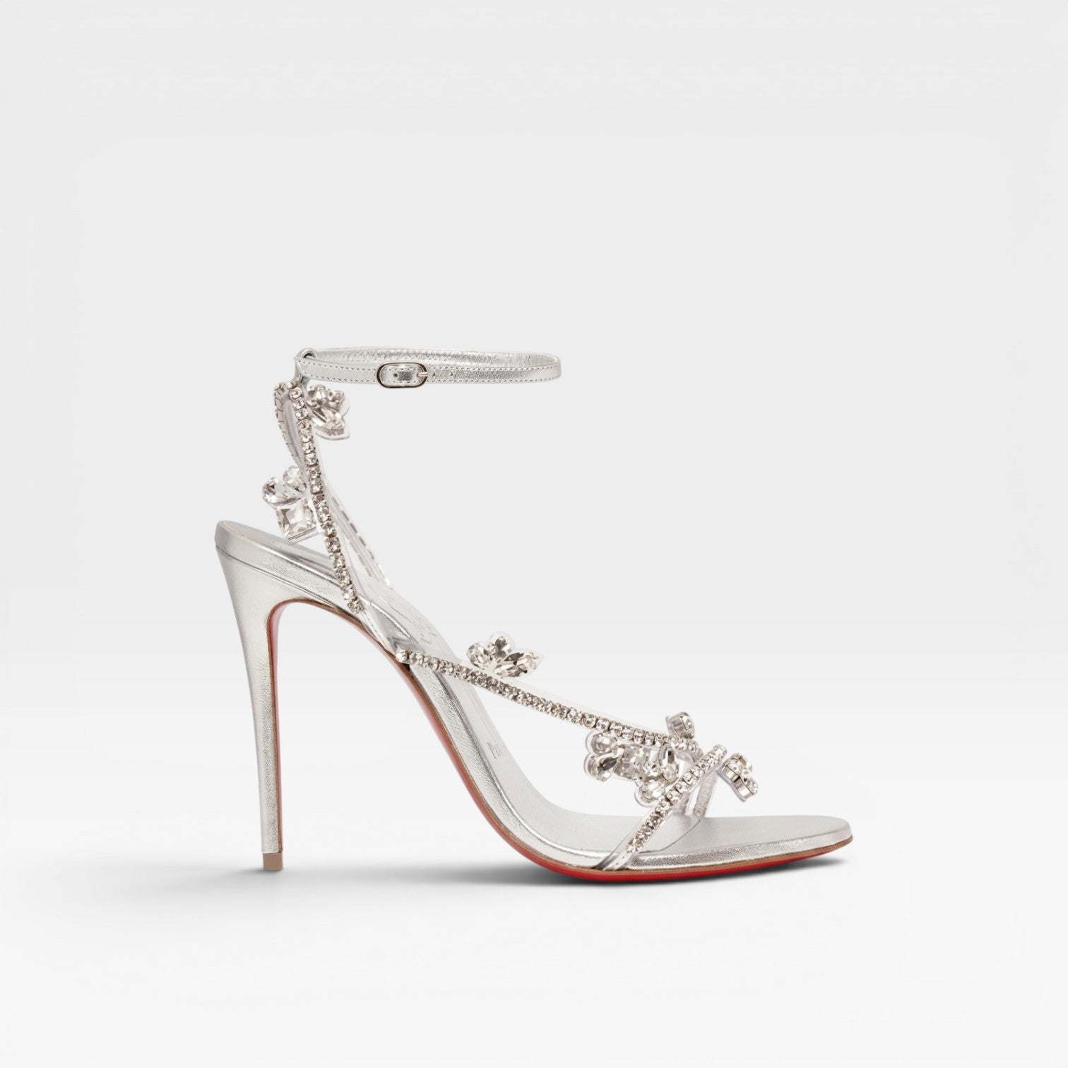 Aurelia | Women's Crystal Strappy Stiletto Heels – Elegant Evening Sandals