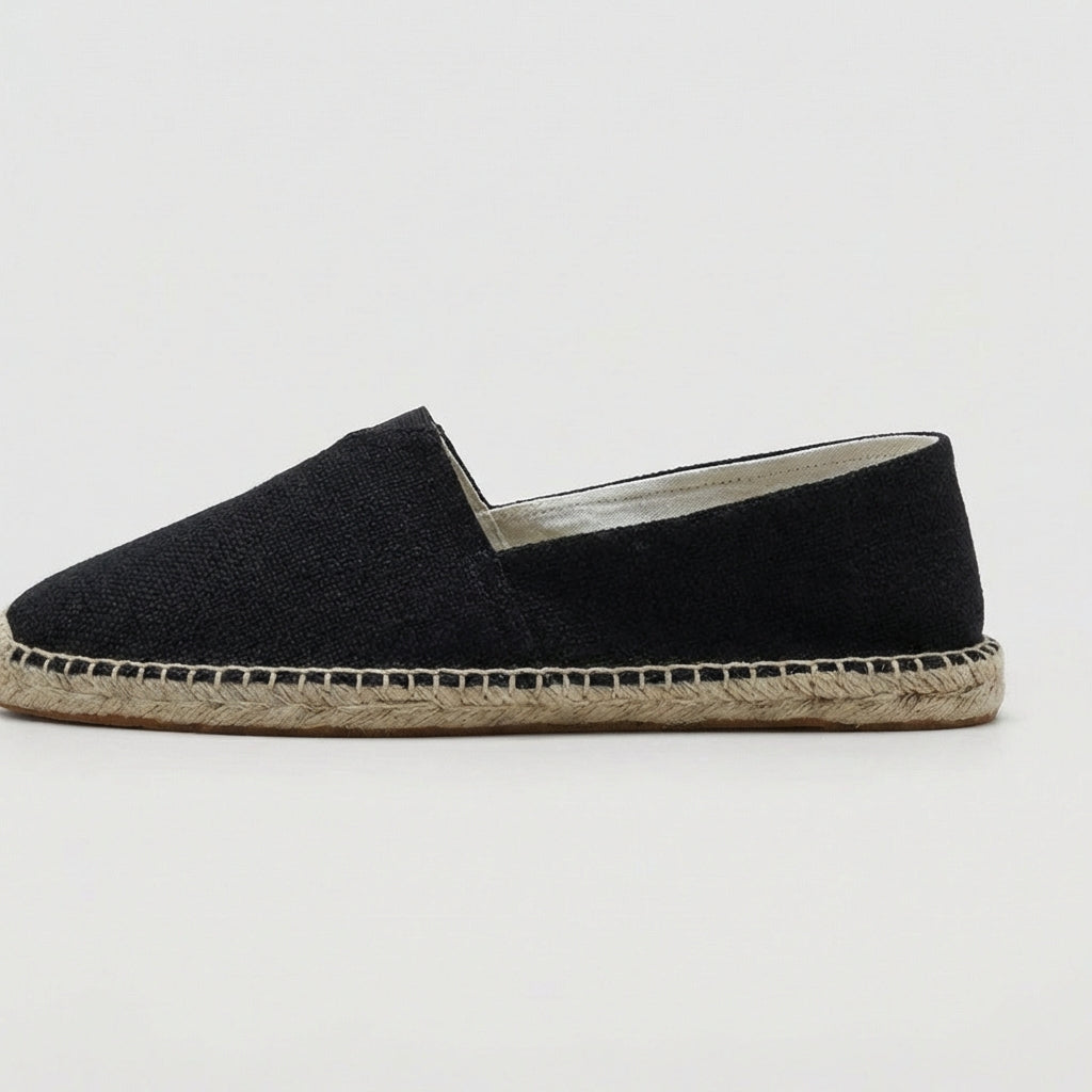 Brookshire | Men's Linen-Feel Espadrilles – Lightweight Slip-On Summer Shoes
