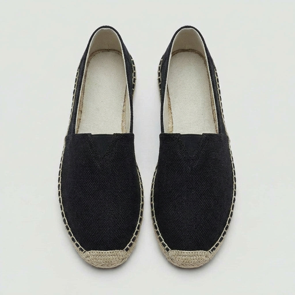Brookshire | Men's Linen-Feel Espadrilles – Lightweight Slip-On Summer Shoes