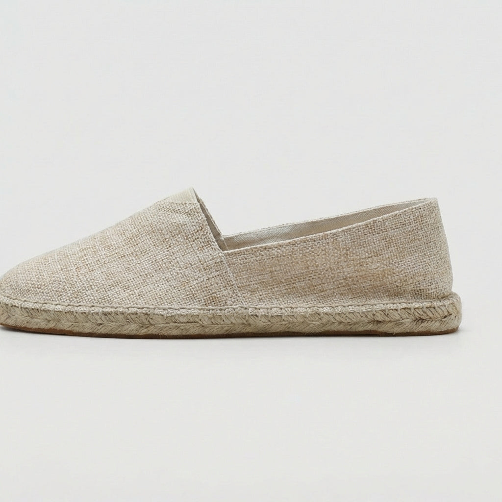 Brookshire | Men's Linen-Feel Espadrilles – Lightweight Slip-On Summer Shoes