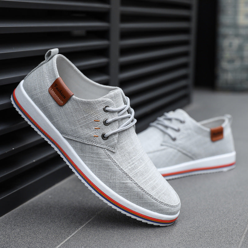 Sidney | Men's Casual Trainers - Everyday Sneakers in Black, Grey and Blue