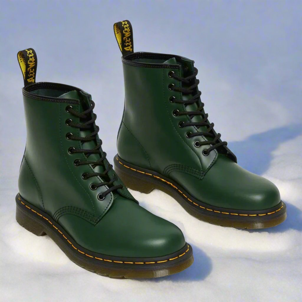 Tamsin | Women's synthetic leather Combat Boots - Lace-Up Ankle Boots