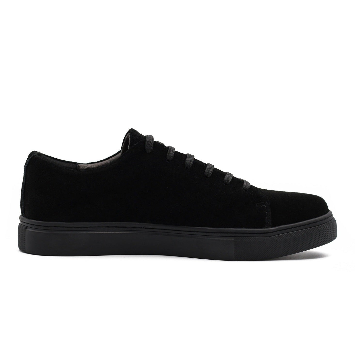 Hamish | Men's Suede-Look Lace-Up Trainers - Classic Cupsole Sneakers