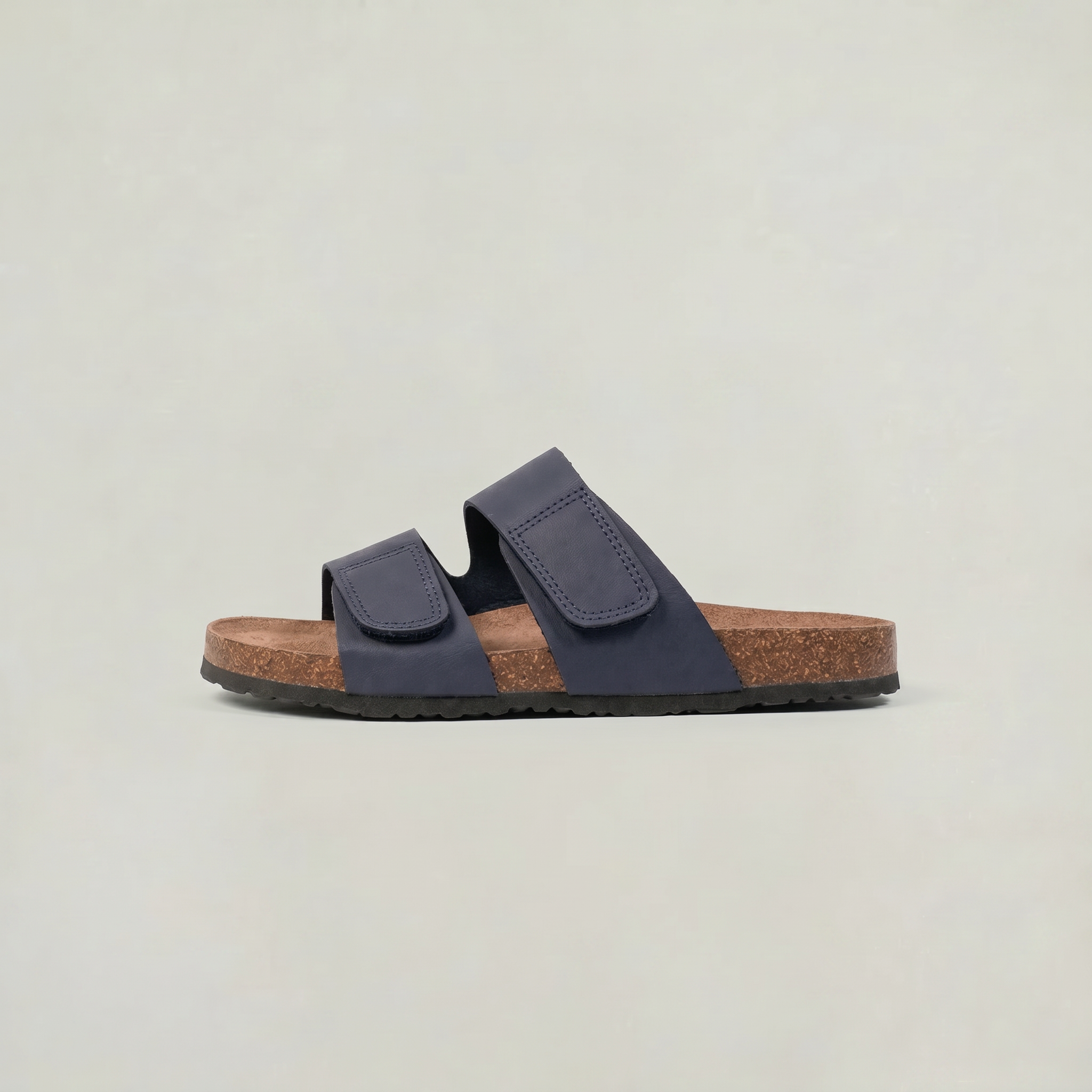 Theo | Men's Double Strap Slides – Adjustable Open-Toe Sandals