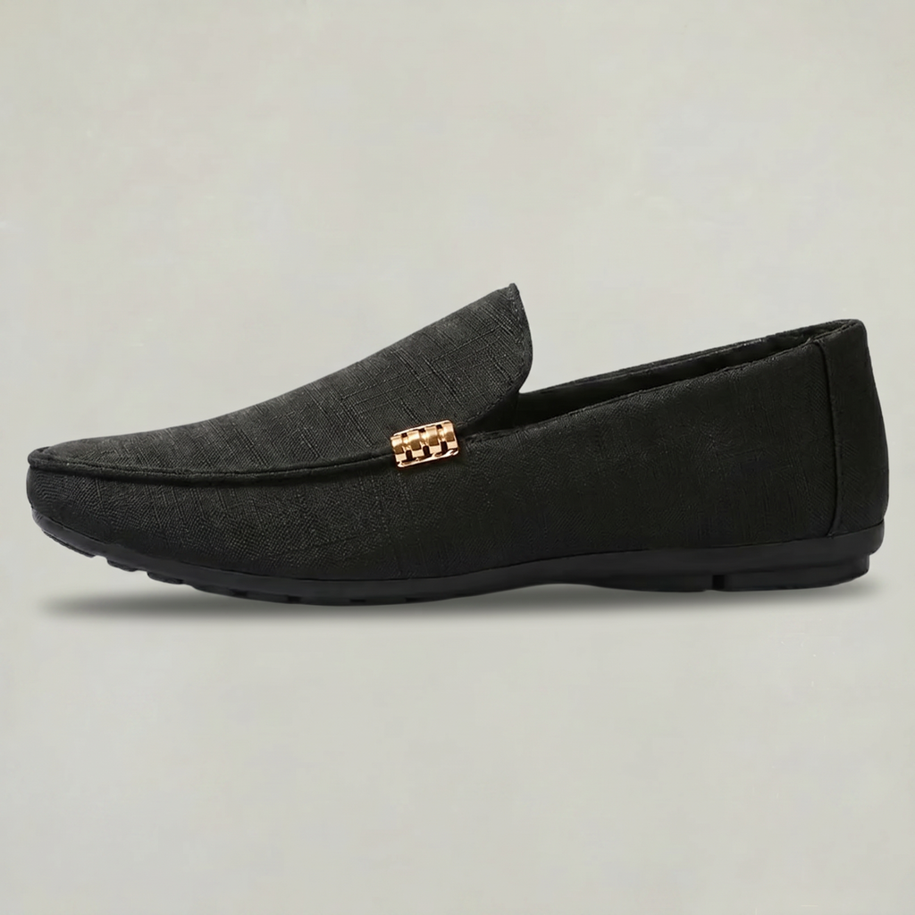 Baxter | Men's Canvas Slip-On Casual Loafers - Lightweight Everyday Shoes