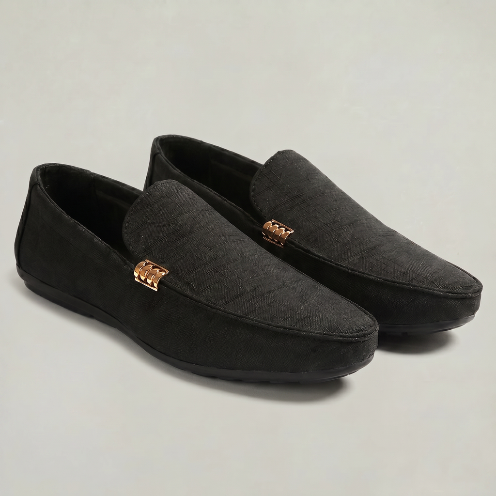 Baxter | Men's Canvas Slip-On Casual Loafers - Lightweight Everyday Shoes