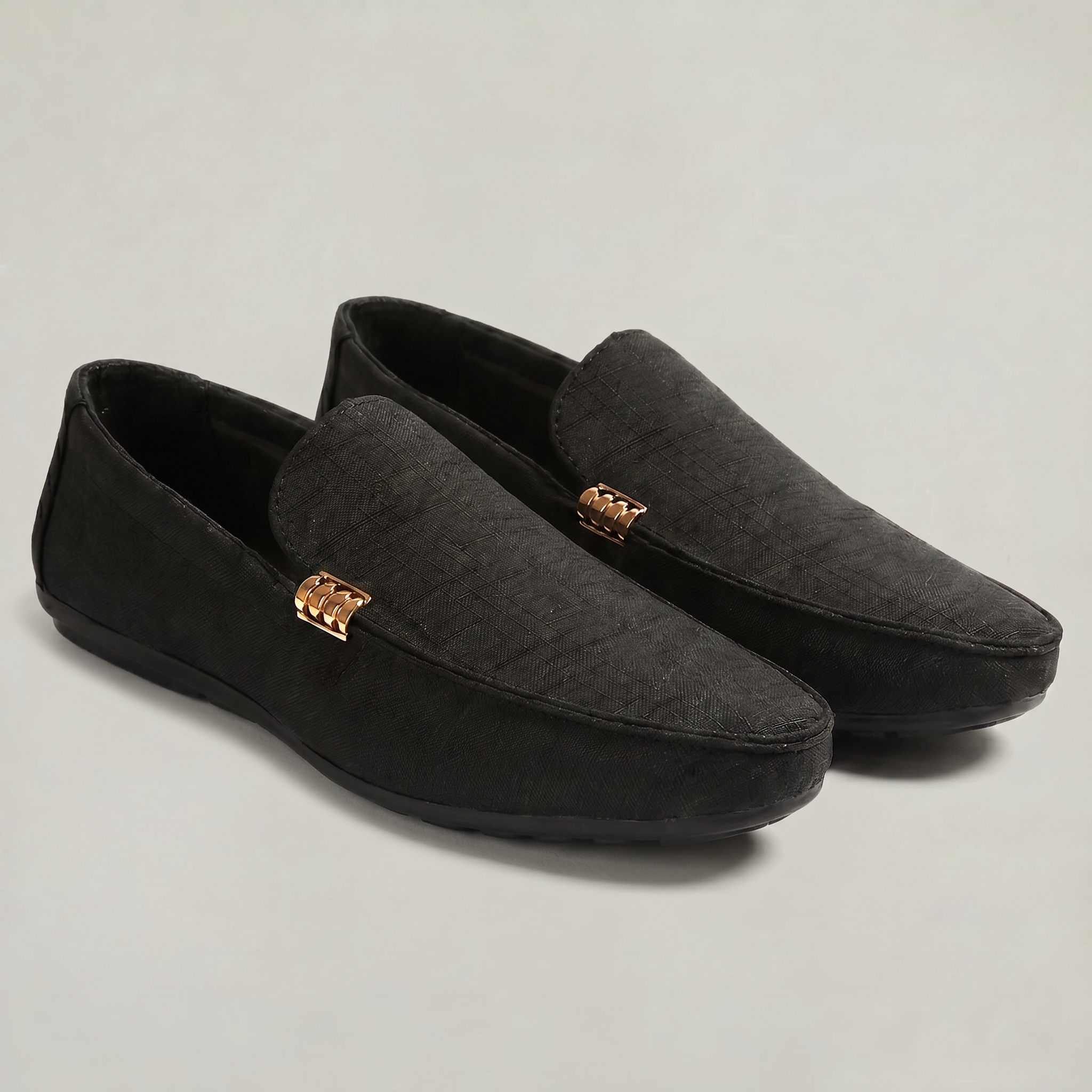 Baxter | Men's Canvas Slip-On Casual Loafers - Lightweight Everyday Shoes
