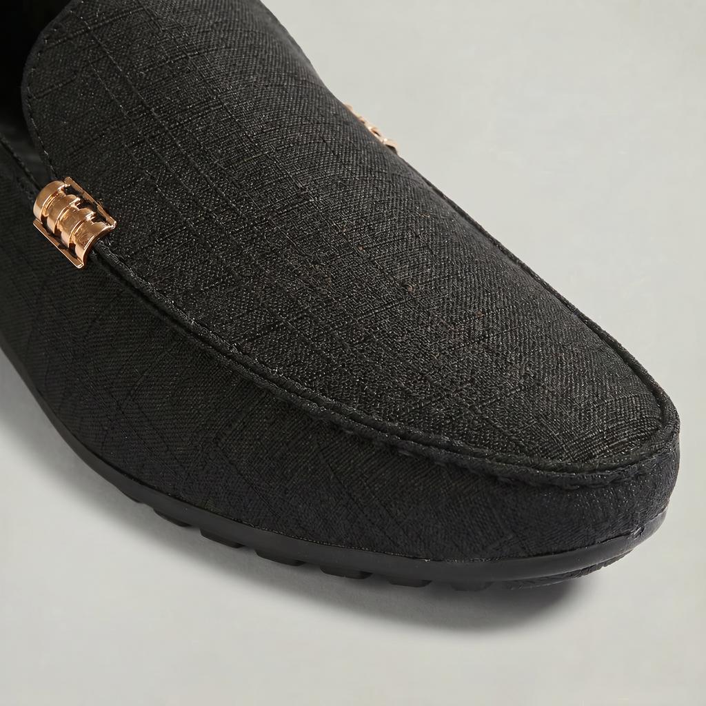 Baxter | Men's Canvas Slip-On Casual Loafers - Lightweight Everyday Shoes
