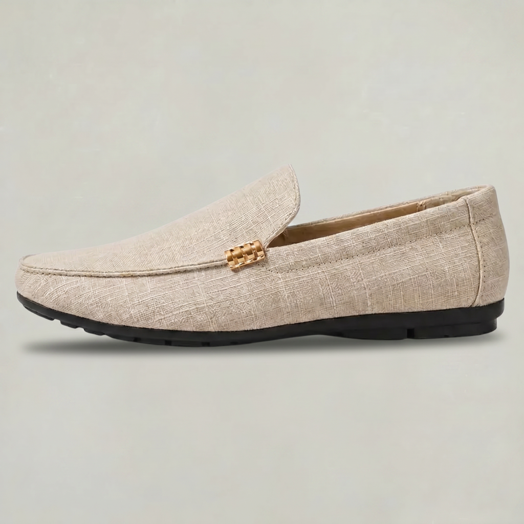 Baxter | Men's Canvas Slip-On Casual Loafers - Lightweight Everyday Shoes