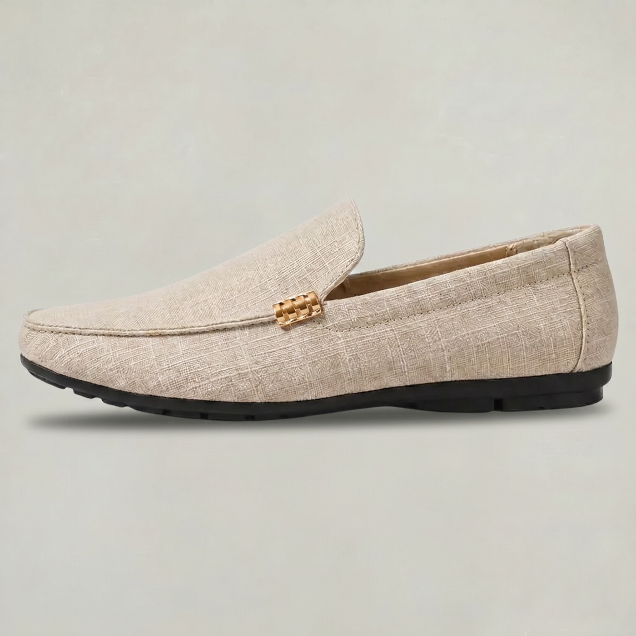 Baxter | Men's Canvas Slip-On Casual Loafers - Lightweight Everyday Shoes