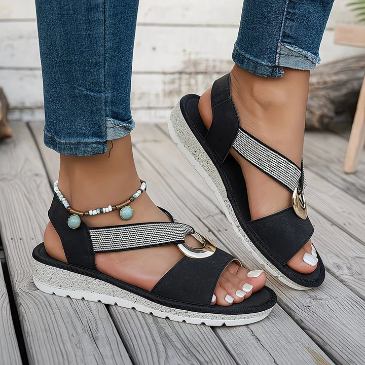 Constance | Women's Breathable Elastic-Strap Sandals - Lightweight Summer Sandals