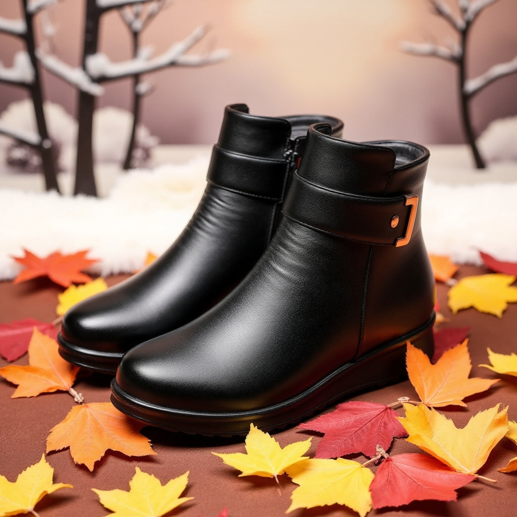 Rosalyn | Women's Waterproof Boots - Cushioned Rubber Sole Ankle Boots