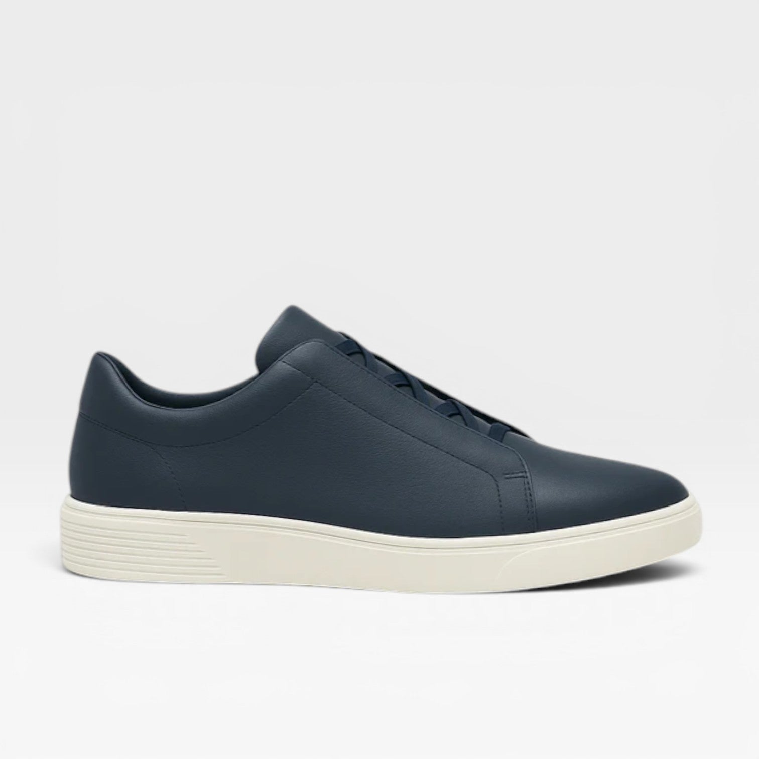 Alistair | Men's Genuine Leather Slip-On Trainers – Minimalist Smart-Casual Sneakers