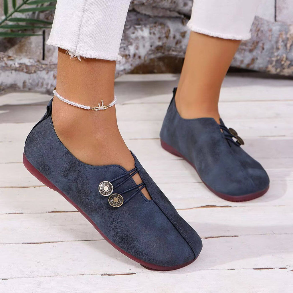 Delphine | Women's Cushioned Everyday Flats - Lightweight Casual Shoes