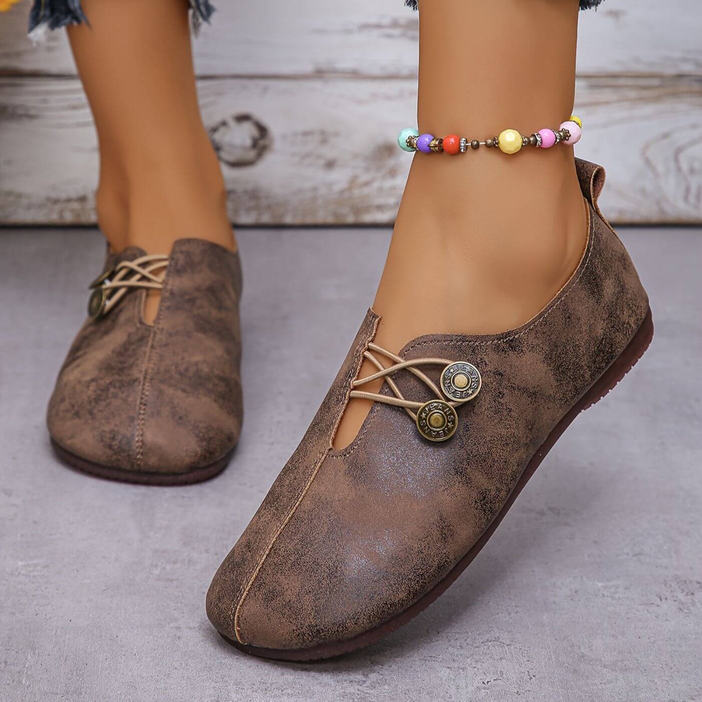 Delphine | Women's Cushioned Everyday Flats - Lightweight Casual Shoes