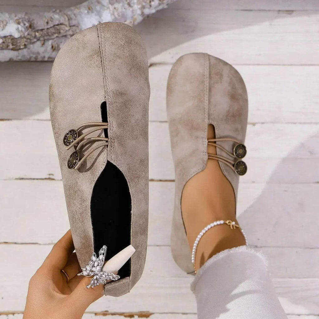 Delphine | Women's Cushioned Everyday Flats - Lightweight Casual Shoes