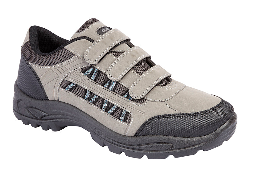 Gareth | Men's Textile Trek and Trail Shoes - Touch-Fasten Hiking Shoes