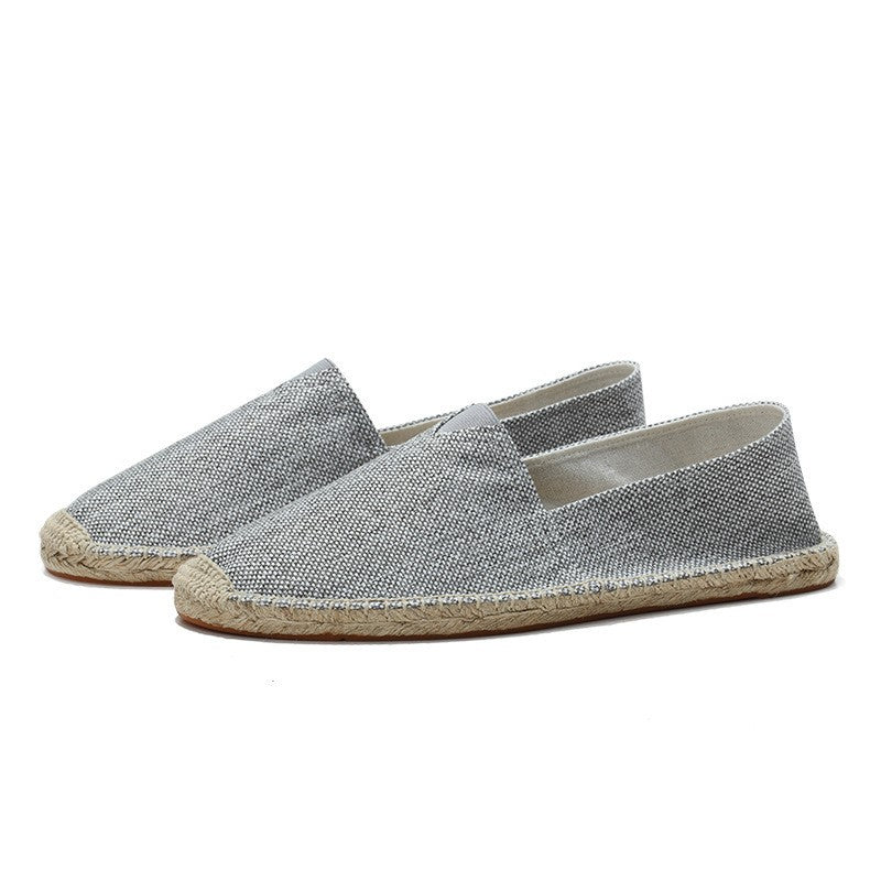 Brookshire | Men's Linen-Feel Espadrilles – Lightweight Slip-On Summer Shoes