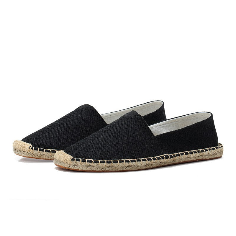 Brookshire | Men's Linen-Feel Espadrilles – Lightweight Slip-On Summer Shoes