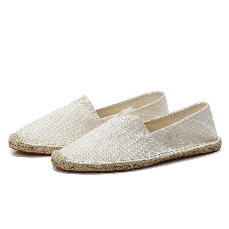 Brookshire | Men's Linen-Feel Espadrilles – Lightweight Slip-On Summer Shoes
