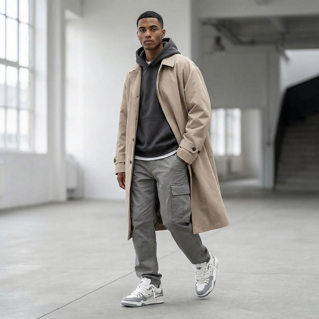 Leo | Men's Chunky Trainers – Thick-Sole Casual Sneakers