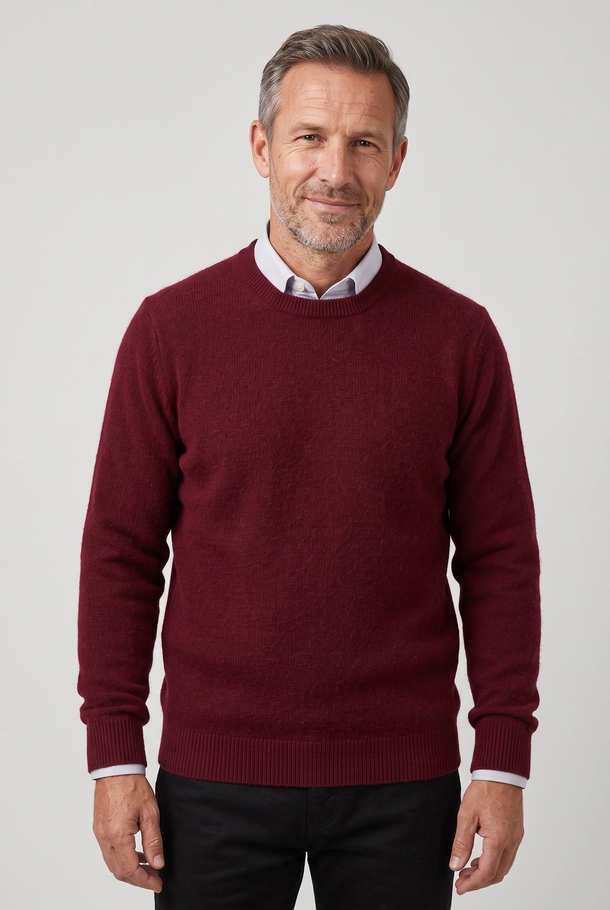 Norris | Men's Knitted Jumper - Crew and V Neck Ribbed Knitwear