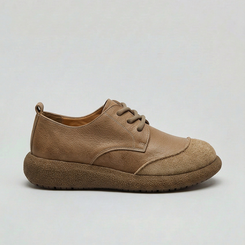Sterling | Men's Suede-Look and Leather-Look Shoes - Cushioned Insole Smart-Casual Shoes