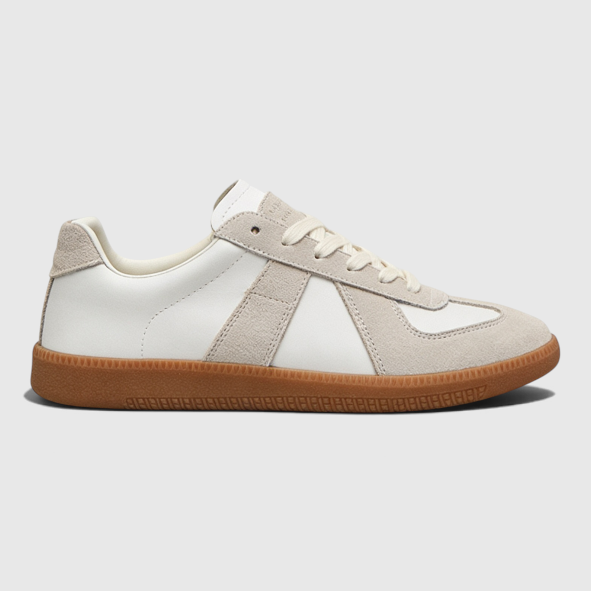 Finn | Men's Suede-Look Lace-Up Trainers - Cushioned Sole Everyday Sneakers